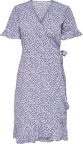 ONLY ONLOLIVIA S/S WRAP DRESS WVN NOOS Dames Jurk - Maat 34