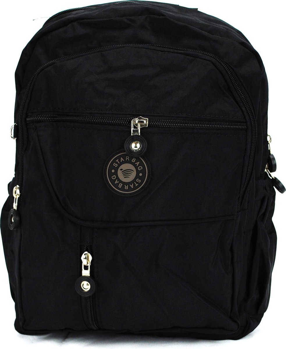 Starbag Rugzak CrinkLe-Nylon Zwart ( YZ-0101-6 )