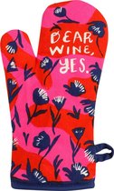 Oven Handschoen: "Dear wine, yes"