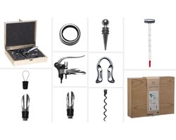 Set van Wijn Accessoires 5five Sommelier