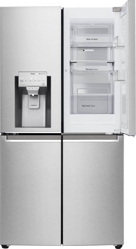 INVENTUM SKV0178R | No Frost - Amerikaanse koelkast - Vrijstaand - Breedte 89,7 cm - Hoogte 176,5 cm - 349 l