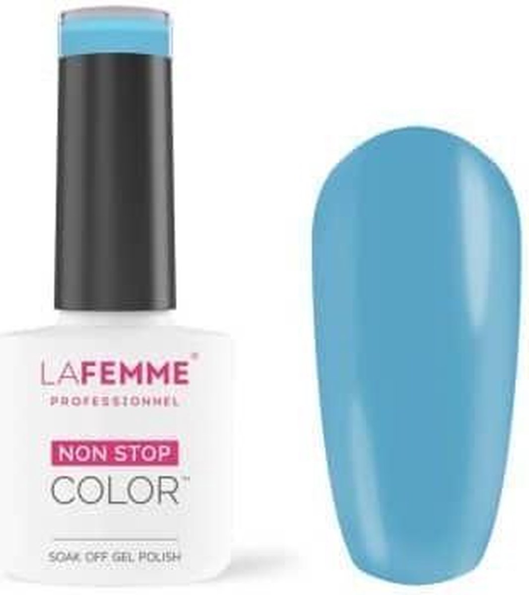 La Femme Gel Polish UV-LED/ HEMA free/ Vegan/ 7Free/ H136 Blue Sky