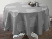 Tafelkleed anti-vlek Cercles gris 300 x 150 cm Tafellaken - Decoratieve Tafel Accessoires - Woonkamer Decoratie - Bonne et Plus®