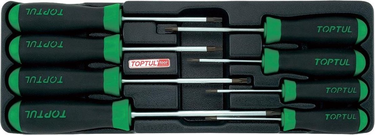 Inleg plastic torx schroevendraaiers met gat T9-T40