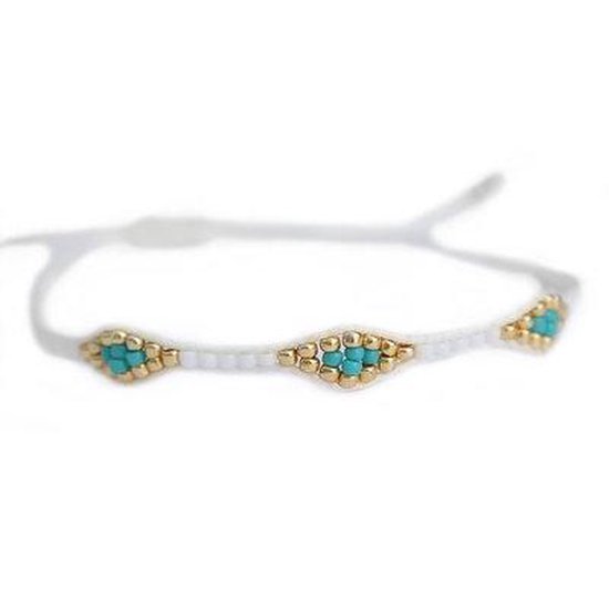 Bracelet miyuki Ibiza blanc