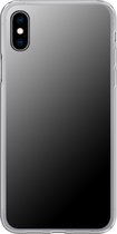Apple iPhone X/Xs - Smart cover - Grijs Zwart - Transparante zijkanten