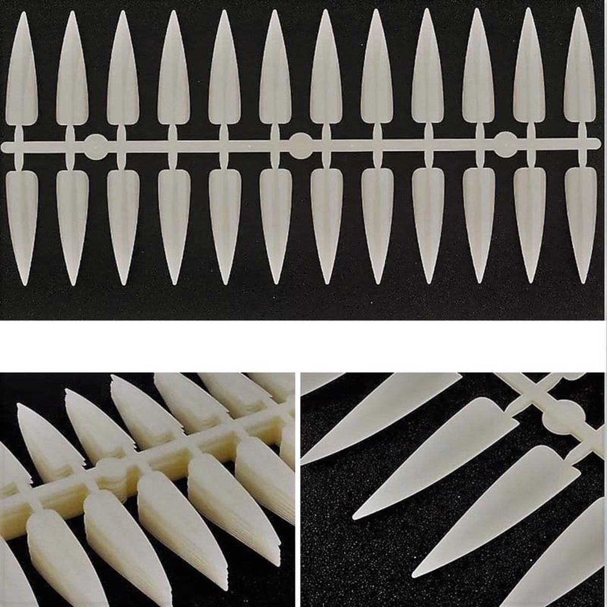 Goedkoopste Korneliya Show tips STILETTO NATUREL 240 stuks