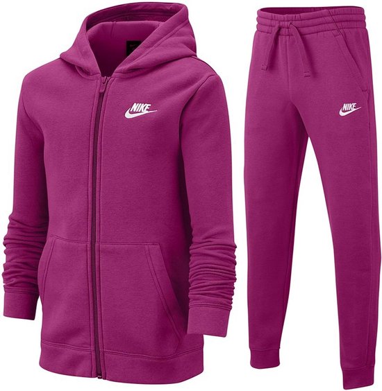 Nike Nike Sportswear CE Fleece Trainingspak - Maat 164 - Meisjes - roze |  bol.com