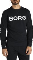 Björn Borg Logo Crew Black Beauty - heren sweater maat XXL