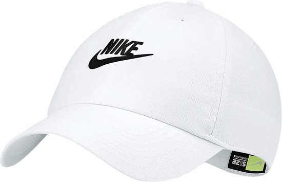 Nike - Heritage 86 Futura Washed Hat - White Cap-One Size