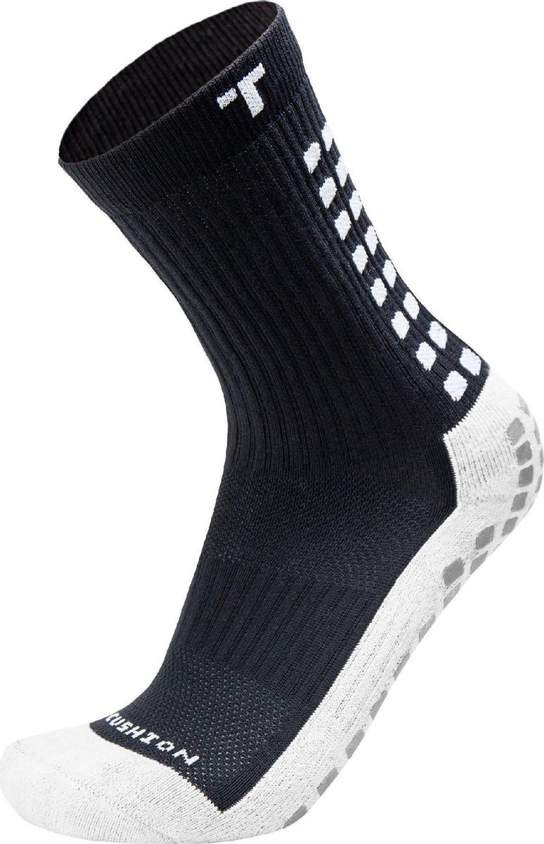 Trusox Mid-Calf Cushion Crew 3.0 Gripsokken - Zwart | Maat: 39-43,5