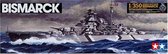 1:350 Tamiya 78013 WWII German Battleship Bismarck Plastic Modelbouwpakket