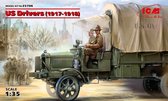 1:35 ICM 35706 US Drivers (1917-1918) (2 figures) Plastic Modelbouwpakket