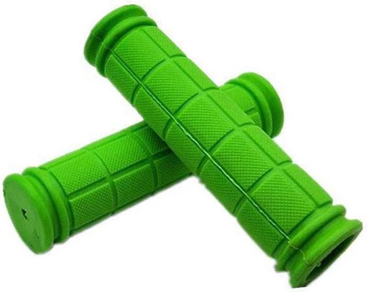 Rubberen fietsstuurgrepen cover, bmx mtb mountainbike handvatten antislip stuurgrepen fixed gear [groen]