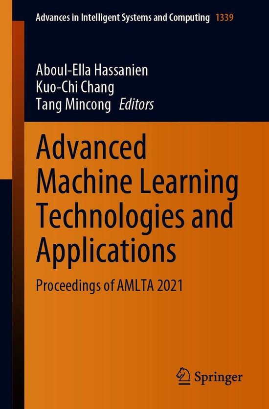 Advanced Machine Learning Technologies and Applications (ebook ...