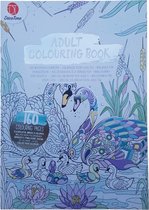 Kleurboek voor volwassenen 160 Pagina's “Zwaan”