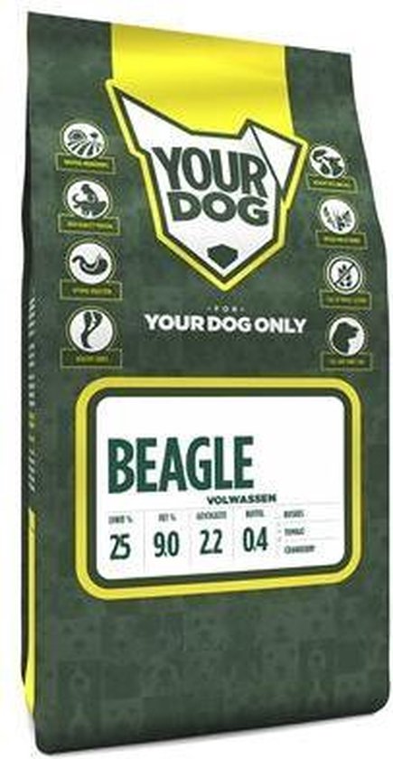 Yourdog Beagle Volwassen 12 KG