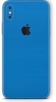 iPhone X Skin Mat Blauw - 3M Sticker