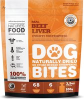 Nature’s Food gedroogde snacksticks - Kalfslever - Honden snack - 100% Natuurlijk