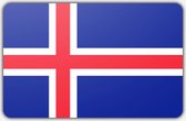 Vlag IJsland - 150 x 225 cm - Polyester