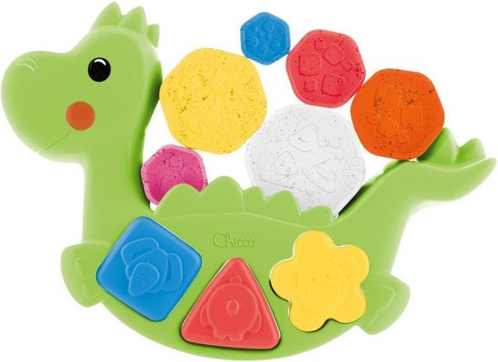 Chicco - Puzzel / Vormenstoof - Dino