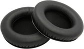 Luxe Lederen Oorkussen Set Geschikt Voor Steelseries Siberia V1/V2/V3  - Vervangende Koptelefoon Earpads - Oor Kussens - Ear Pads - Oorkussens Met Memory Foam Binnenlaag - Zwart