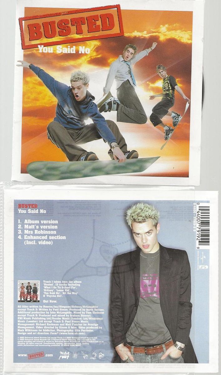 Busted - You Said No