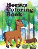 Horses Coloring Book