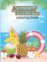 summer scenes coloring book