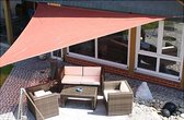 Zonnedoek 5 x 5 x 5 roestkleur