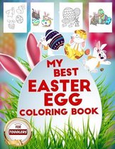 My Best Easter Egg Coloring Book For Toddlers