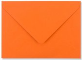 Oranje C7 enveloppen 8,2 x 11,3 cm 100 stuks