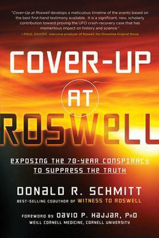 CoverUp at Roswell, Donald R. Schmitt 9781632651051 Boeken
