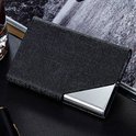 Luxe Business Card Holder - Zwart - Aluminium