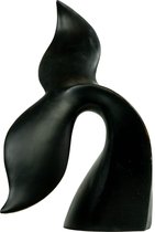Liviza Walvis beeldje - Decoratie walvis op standaard - Decoratieve accessoire