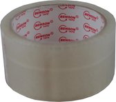 12x Verpakkingsplakband  Strong, 50mm x 66m, Doorzichtig - Plakband - Tape  Ruban Adhesif - Scotch 240 Gram Verpakking ­Ban- Transparante Verpakkingstape