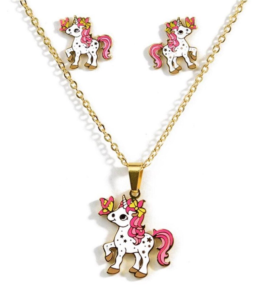 Hifot Kids Sieraden Kleine Meisjes Handtas Ketting Armband Oorbellen Ring Haar Clips Set, Eenhoorn Portemonnee Sieraden Party Gunsten Gift voor Dress up Pretend Play Hifot Kids Sieraden Kleine Meisjes Handtas Ketting Armband Oorbellen Ring Haar Clips Set, Eenhoorn Portemonnee Sieraden Party Gunsten Gift voor Dress up Pretend Play
