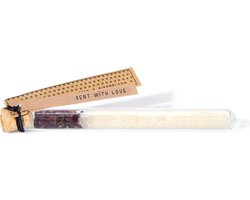 Message in a Bottle - Badzout met Gedroogde Rozenblaadjes XL 20cm