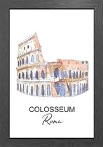 COLOSSEUM ROME ITALIË A3 POSTER IN LIJST - JOYIN