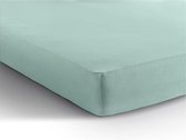 Comfortabele Jersey Extra Breed Hoeslaken Pastel Blauw | 190/200x200/210/220 | Zacht En Dichtgebreid | Rondom Elastiek