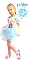 Disney Frozen - tule jurkje - blauw - maat 116/122