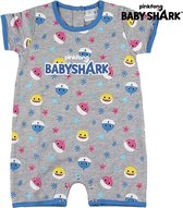 Baby Rompertje met Korte Mouwen Baby Shark Grijs