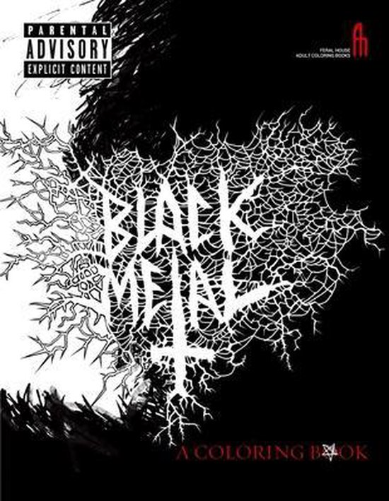 Black Metal: A Coloring Book - cover