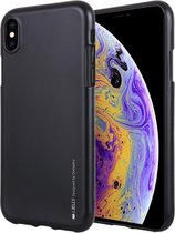 MERCURY GOOSPERY JELLY Serie Shockproof Soft TPU Case voor iPhone XS Max (zwart)