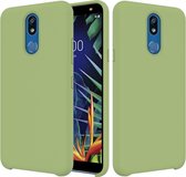 Ultradunne vloeibare siliconen dropproof beschermhoes voor LG K40 (groen)