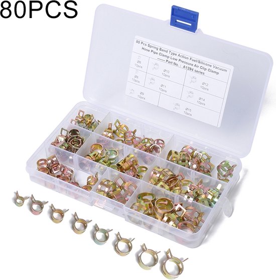10 stks/set Auto Brandstofslang Clips Slangen Klemmen Set