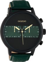 OOZOO Timepieces Groen/Zwart horloge C10517
