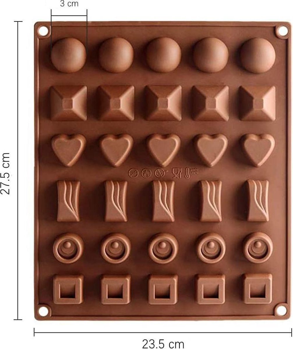 Nouveau Moule à Chocolat En Silicone 12 Formes Outils De Cuisson Au Chocolat  Antiadhésif Silicone Moule à Bonbons 3d Moule Bricolage – Achetez Nouveau  Moule à Chocolat En Silicone 12 Formes Outils