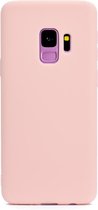 Voor Galaxy S9 + Candy Color TPU Case (roze)