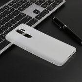 Voor Xiaomi Redmi Note 8 Pro Candy Color TPU Case (wit)